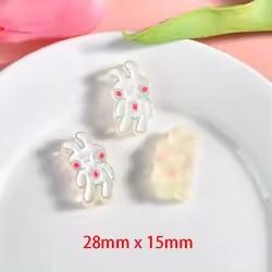 New Hot Sale Kawaii Cabochons Artificial Food Animal Fruit Design Resin with Flat Back for Souvenirs