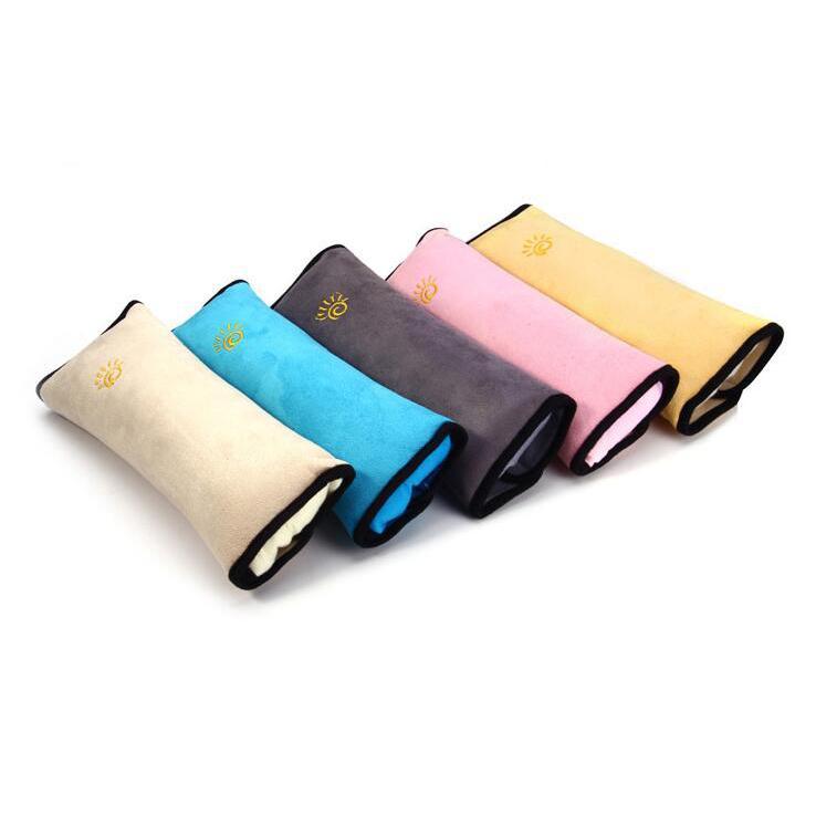 

Comfortable Suede Shoulder Pad Car Seat Belt Cushion for Kids Children Pink
