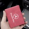 Car Driver License Storage Bag Wallet ID Card Protective Sleeve For Mercedes Benz AMG W205 W203 W206 Interior Mouldings JSTJT-BE BG1