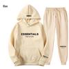 Essentials by FEAR OF GOD: Trendige Couple Hoodies mit Fleece Zweiteiliges Set