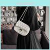 Stylish Small Square Bag Womens New Trendy Spring Summer Chic Quilted Chain Bag