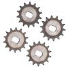 4Pcs 428 14T Chain Sprocket 12x17mm H Hole Steel Electric Scooter Sprocket for MY1020 High Speed Motor