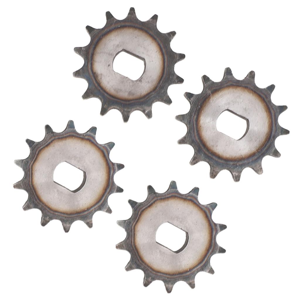 4Pcs 428 14T Chain Sprocket 12x17mm H Hole Steel Electric Scooter Sprocket for MY1020 High Speed Motor