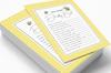 Inkdotpot Gender Neutral Honey Bee Party Supplies-Set Of 50 Baby ShowerA  Prediction Cards For Baby Shower