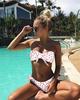 Sexy Polka Dot Bandeau Bikini Set Swimsuit Women Swimwear Bandage Two Piece Bathing Suit