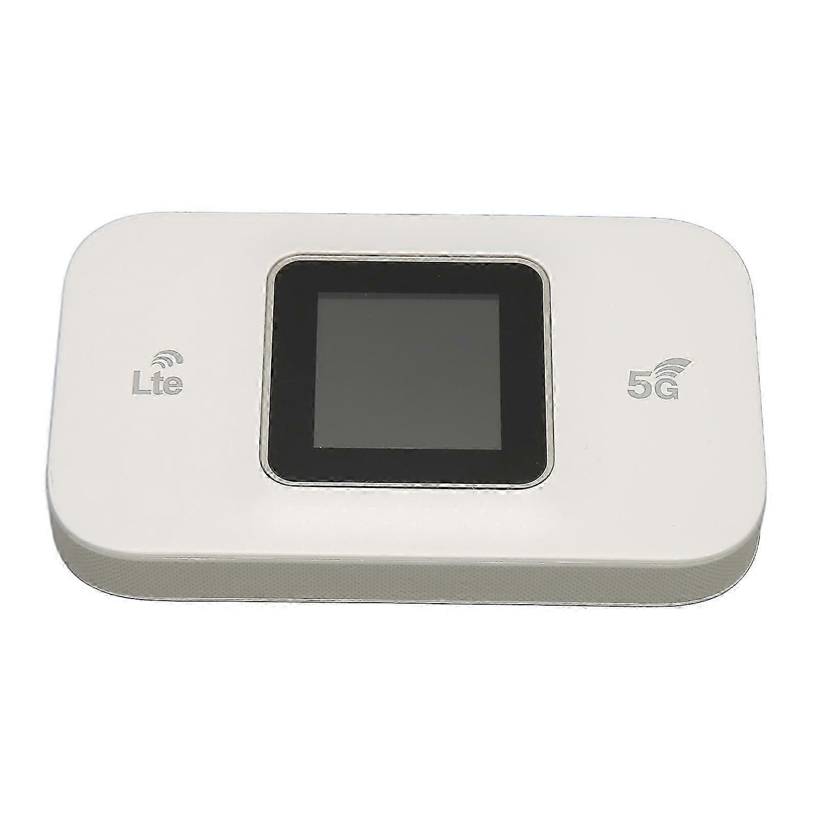 5G Mobiler WiFi Hotspot Tragbarer Router mit SIM-Kartensteckplatz Unterstützt 10 Geräte für Windows Linux Reisen