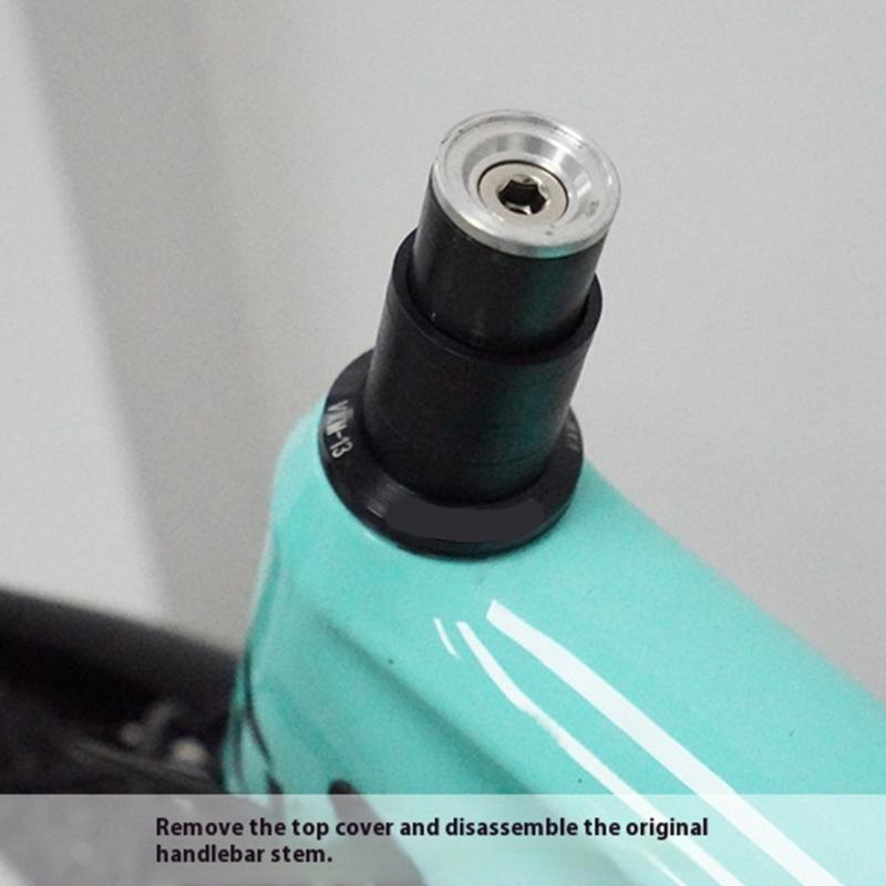 Mountain Bike Handlebars Short Stem Aluminum Alloys Short Road Bike Stem Handlebar Accessories Easy To Installation