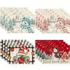 Christmas Series Western Food Table Mats: Multiple Options for Kitchen & Dining Room