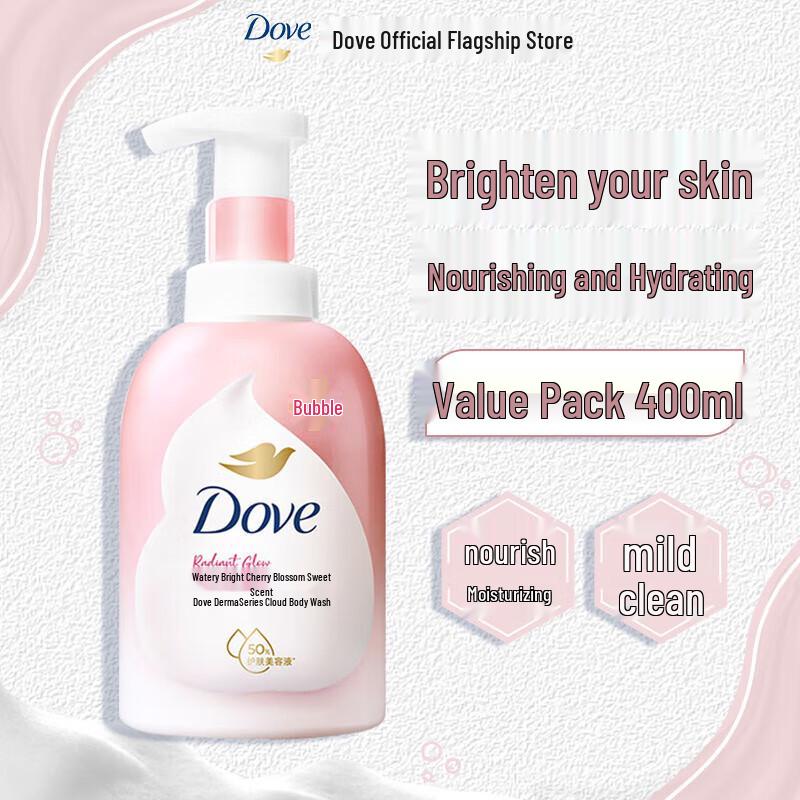

Dove Cherry Blossom Sweet Scent Foaming Body Wash 400ML
