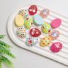 100PCS Resin Cartoon Easter Rabbit Chicks Eggs Flatback Cabochon for DIY Jewelry Hair Bow Scrapbook Crafts Decorative Figurines