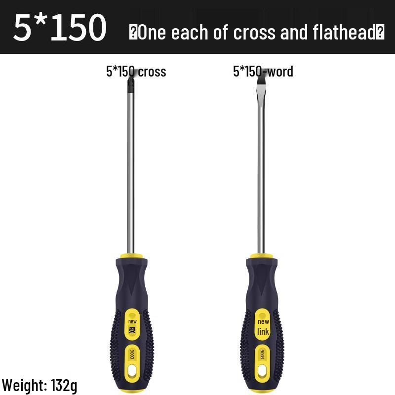 Conjunto de Chaves de Fenda Magnéticas de Grau Industrial - Phillips e Fenda