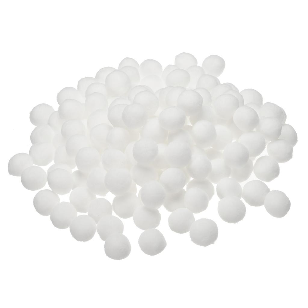 200pcs Pom Poms Small Pom Pom Balls Fuzzy Craft Pompoms for Crafts Arts DIY Decorations Crafting Supplies 1 Inch/2.5cm