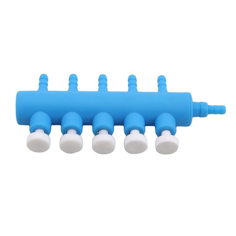Fish Tank Oxygen Tube with Plastic Distributor Volume Regulating Valve for Fish Tank Oxygen Pump Aquarium Equipment