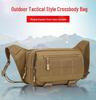 Men's Tactical Crossbody Bag - Multi-Compartment Cycling & Hiking Waist/Chest Bag