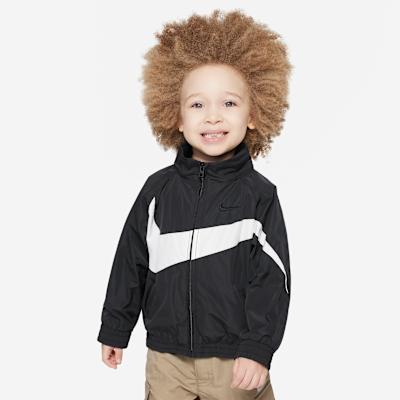 Nike Infant And Toddler Coat Swoosh Black Infant And Toddler 3T