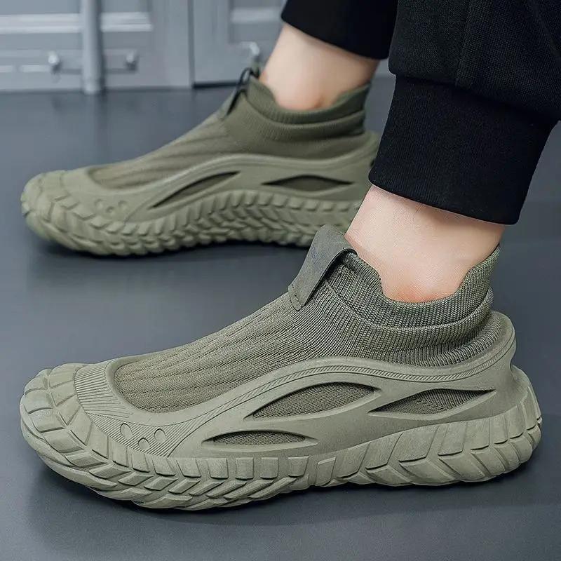 Fashion Green Running Men's Casual Sneakers Gym Unisex Summer Sale Walking Outdoor Korean Original Deals On Breathable Male Sports Shoes