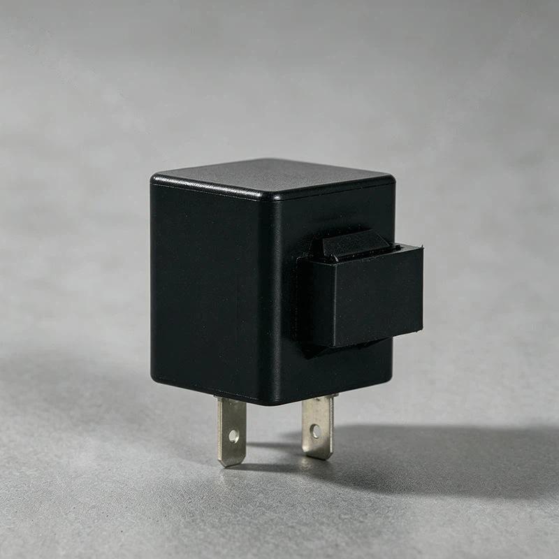 1Pcs 2 Pin Flasher Relay Turn Signal Indicator Controller 12V Led Motorcycle Flasher Buzzer For Car Accessories