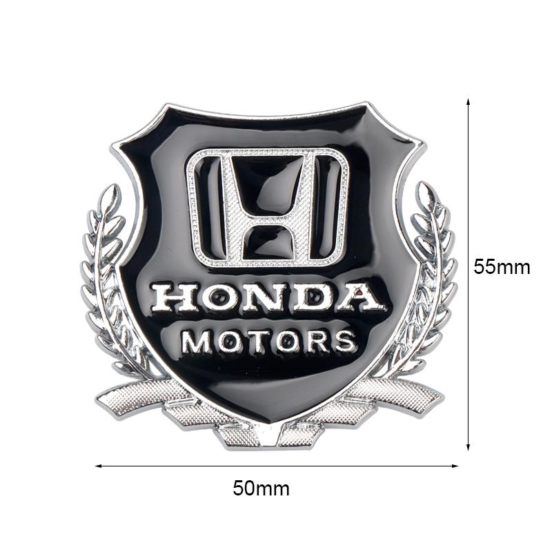 

1/2Pcs Car Metal Badge Side Body Fender Wheat Ear Sticker For Honda Hrv Jazz City Fit Accord 7 Crv Odyssey Civic Pilot Spirior