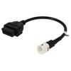 OBD2-adapter OBD2 4-pinners til OBD2 16-pinners Kompatibel med Yamaha FZ10 (2016–2019), MT07 (2017-2018), MT09 Motorsykkel, Scooter - 30cm