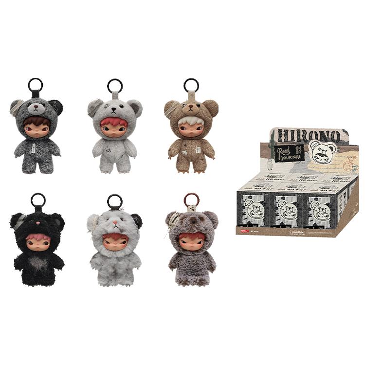 POP MART Hirono Highway Log Hirono Mystery Boxes Single Mystery Box/Full Box 6 Pcs PPMT-2512-0027