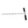 Stainless Steel Soil Sample Probe Combined Probe Rod Adjustable 17‑32‑48 Inch Probe Tool with T Handle Soil Sample