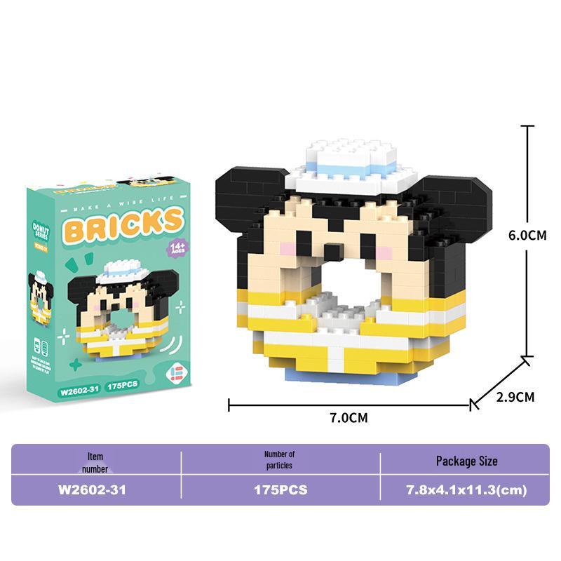 Lele Brothers Micro Building Blocks - Educational Small Animal Sets for Kids, Compatible with Lego, Boys' Toy Gifts