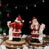 Christmas Tree Ornaments Santa Pendant Hanging Ornament For Indoor Outdoor Holiday Party Decorations