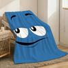 M&M's Throw Lightweight 240g Flannel Blanket Soft Skin-friendly for Summer Cooling