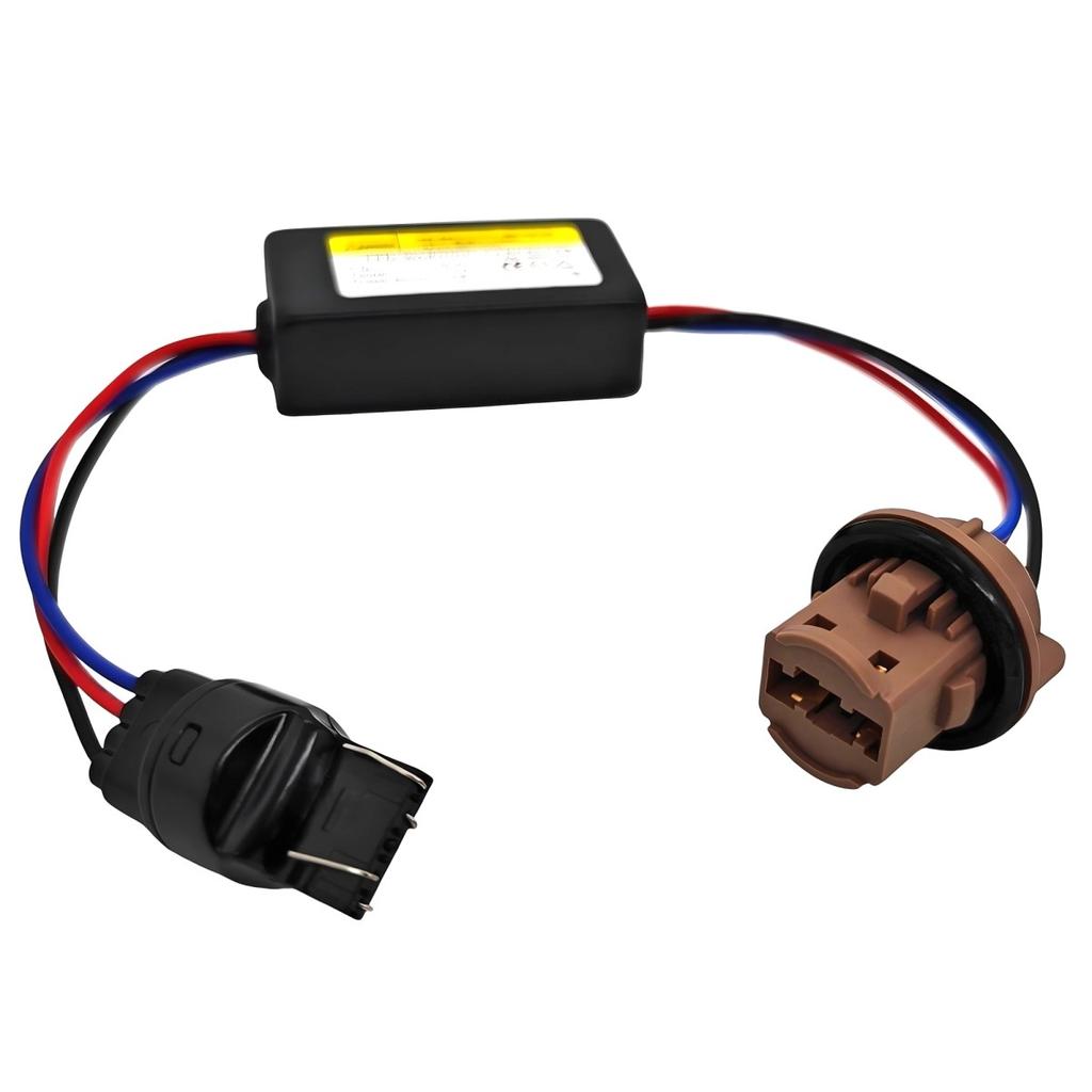 2 szt W21/5W, 7443 elektroniczny dekoder błędu CANBUS 12V do trudnych aut Off-Road