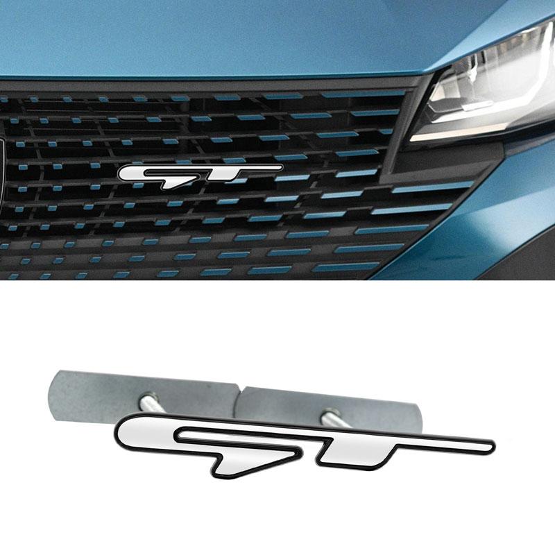 ART1 3D kovová dekorace Logo GT Znak odznak na přední mřížku auta Samolepka na kufr Pro Kia Cadenza Ceed Forte K3 K5 K9 Sportage Auto doplňky
