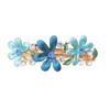 Stall Rhinestone Hairpin Painted Lacquer Flower Clip Small Flower Alloy Hairpin Ponytail Spring Clip