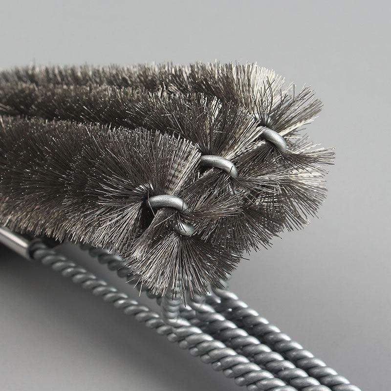 BBQ grill cleaning brush steel wire brush for cleaning BBQ grill and BBQ stove steel brush specialized cleaning tool for BBQ