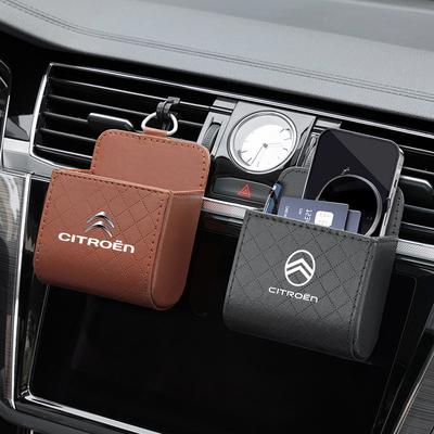 Boîte de rangement pour aérateur de voiture Organiseur pour téléphone portable et clés Pour C5X e-C4 X e-C3 C4 C3 C5 Berlingo C-Elysee C-Crosser C1 C6 C2