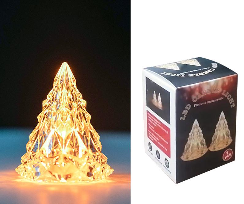 

1Pc LED Decorative Atmosphere Lamp Electronic Light Christmas LED Eve Crystal Light Wedding Party Decor жёлтый