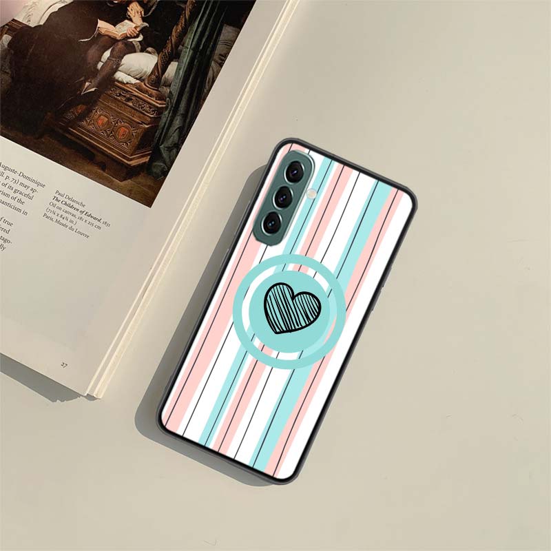 Rainbow Gradient Love Phone Case for Samsung A54 A14 A24 A34 A17 A37 A57 A55 A35 A25 A15 A07 A05S A04S A12 A22 A32 A52S A72 Gala