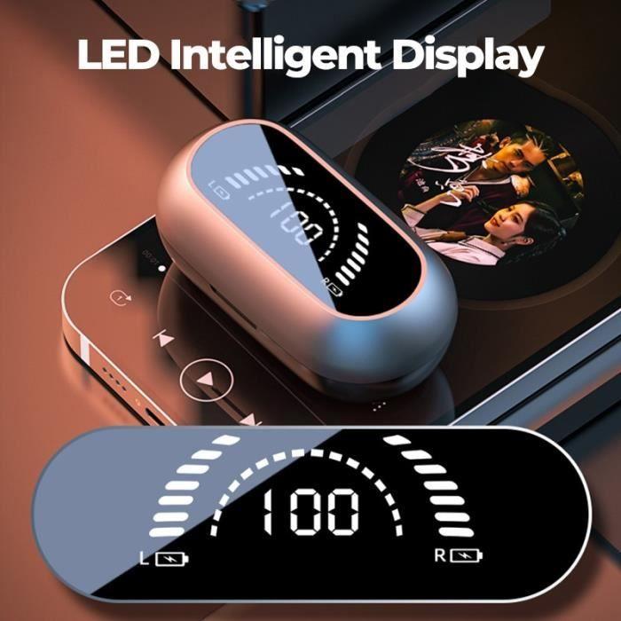 Écouteurs Bluetooth - AIHONTAI - Sophia - Noir - Intra-auriculaire - Sans fil