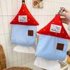 Space Saving Hanging Tissue Bag Cloth Bathroom Tissue Dispenser Tissue Roll Hanger  Home Washroom