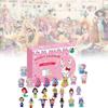 Christmas 24 Digital Countdown Blind Box Pink Cartoon Children Holiday Gift Toys