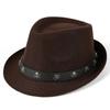 Black Jazz Hat Men's and Women's Top Hat Spring and Summer Sunshade Straw Hat Retro British Gentleman's Hat Stage Hat