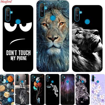 Funda genial para Realme C3, carcasa trasera de silicona con diseño de animales para OPPO Realme C3, funda con diseño floral, carcasa para Realme C3