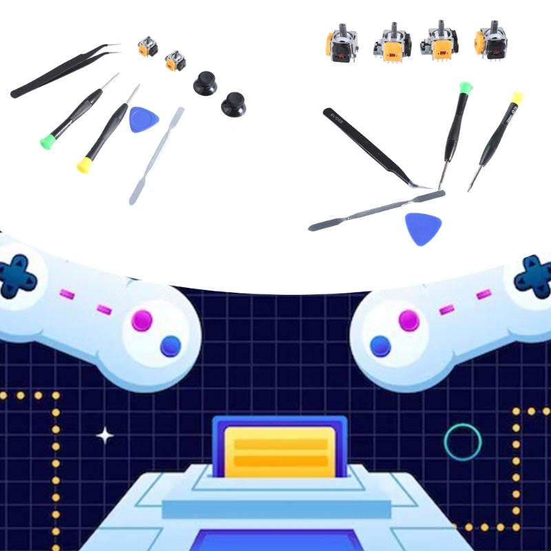 Analog Stick Upgraded Set Replacement Accessories Kit for XB One Game Controller Improve Game Control Experience