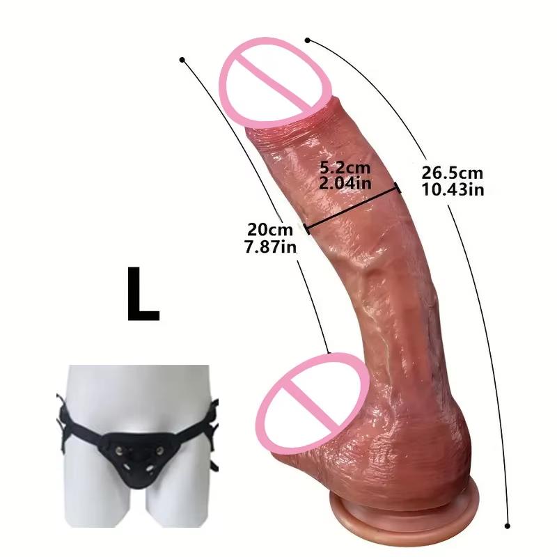 5 Size Dildos Huge Realistic Penis Feel Silicone Suction Cup Strap-on Anal Plug Vaginal Masturbator Adults Sex Toys For Women 18