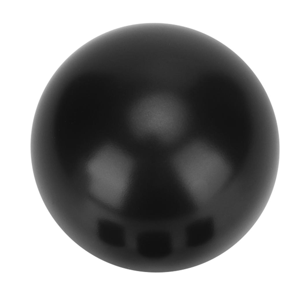 Universal Car Gear Shifter Lever Round Ball Shape Aluminium Shift Knob Adapter Kit Black