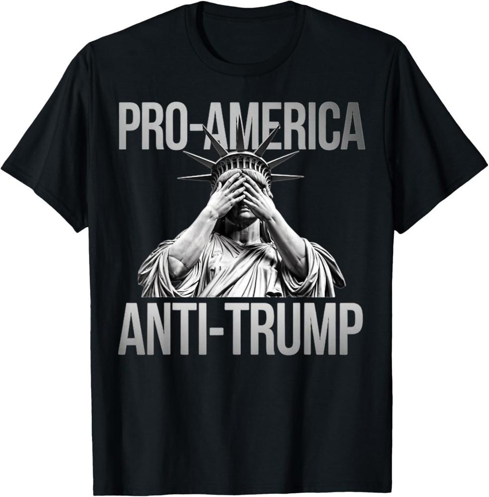 

Pro-America Anti-Trump Political Protest Retro Vintage Unisex T-Shirt XL