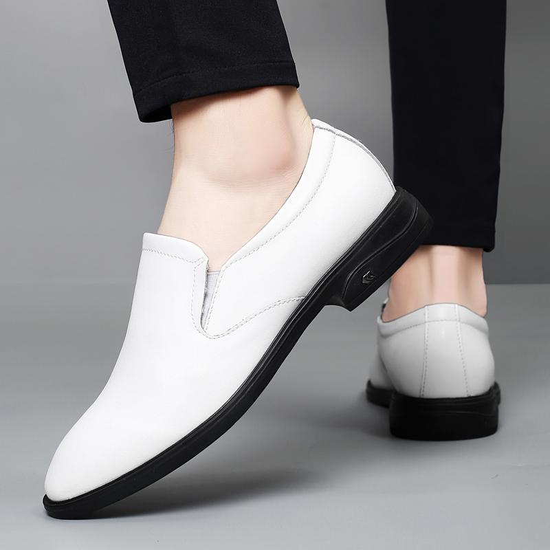 Fashion Genuine Leather Men Loafers Leisure Fashion Dress Shoes Male Comfortable Slip on Flats High Quality Driving Footwear for Men