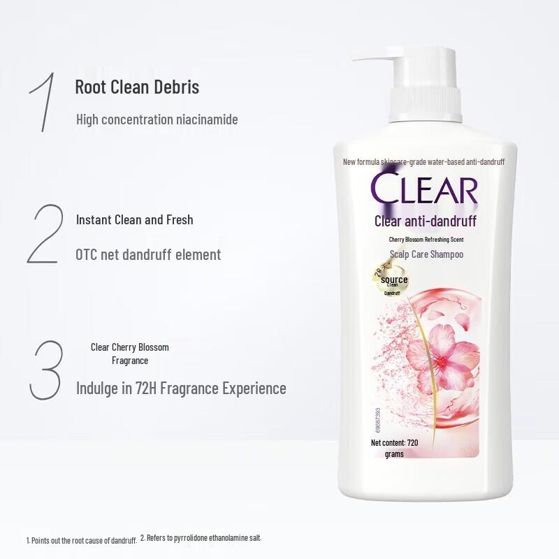 Clear Women's Cherry Blossom Anti-Dandruff Shampoo