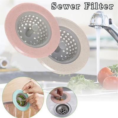 4pcs Dishwasher Filter Hair Pool Floor Drain Cover Anti Blocking Kitchen Sink Sewer Blocking Filter