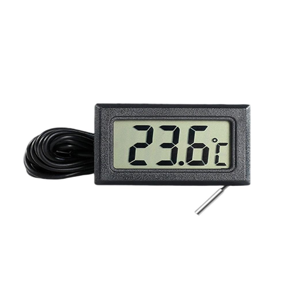

Mini Celsius/Fahrenheit Aqua Thermometer with Probe for Fish Tank Precision Thermometer Digital for Home/Commercial Use Hydroponics Greenhouse Celsius Display