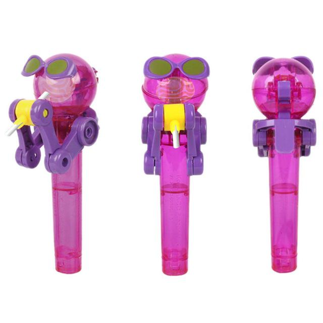 Funny Lollipop Holder Toy Lollipop Robot Decompression Candy Dustproof Kids Gift