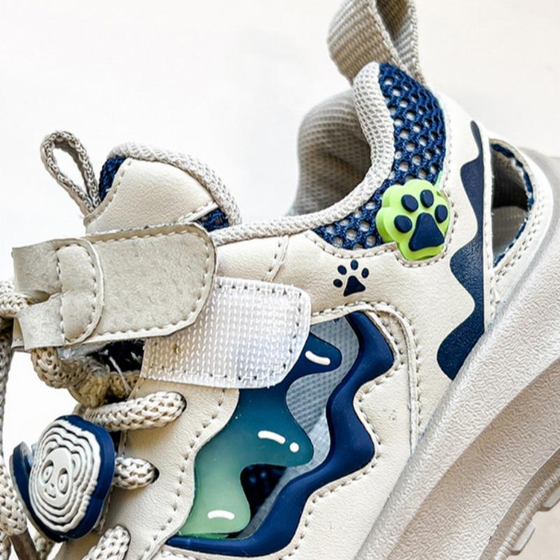 Soft-soled Children's Shoes Breathable Mesh Casual Shoes Non-slip Boys' Sports Shoes Hollow Frame Shoes
